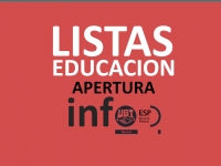 Educacion Navarra. Apertura de listas 2022 2023.