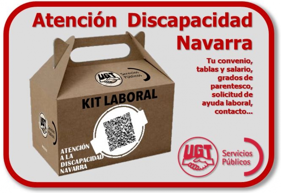 Discapacidad Navarra. KitLaboral: convenio, tablas salariales normativa general y más.