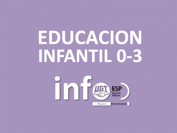 Educación Infantil Navarra. Abrir los Centros Educativos de 0-3 es realizar una vuelta sin garantías.