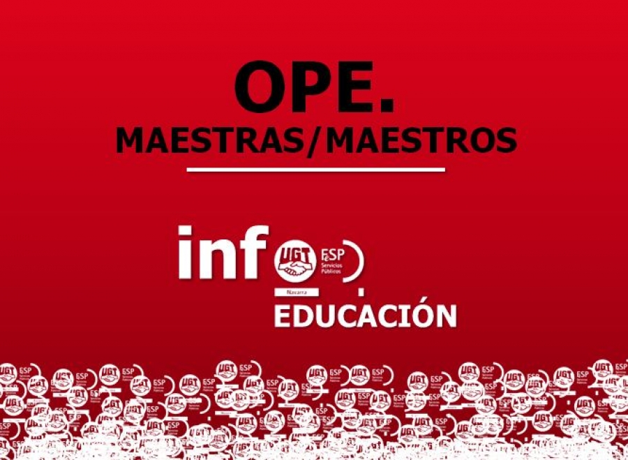 Educación Navarra. OPE2022.