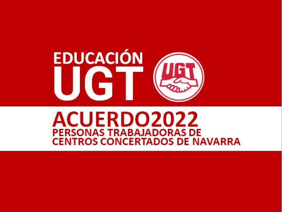 Educación Concertada Navarra. Acuerdo2022.