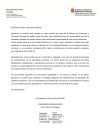 El Consejero de Educación de Navarra remite carta al profesorado de la Comunidad Foral.