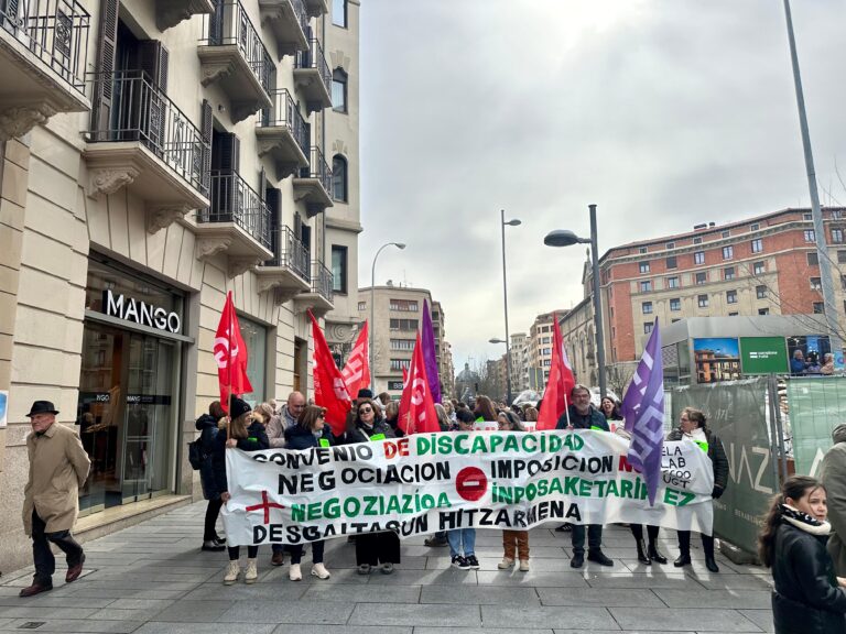 Lee más sobre el artículo Huelga  y movilizaciones de los centros de discapacidad concertados con el Gobierno por un convenio digno