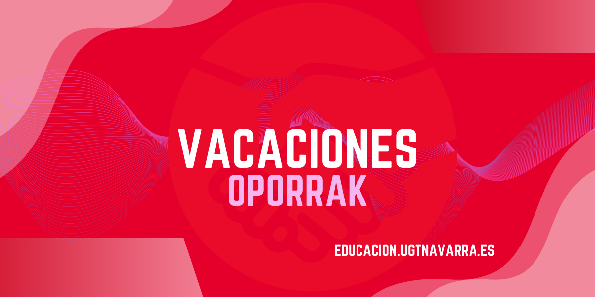 Vacaciones Educación Pública Navarra