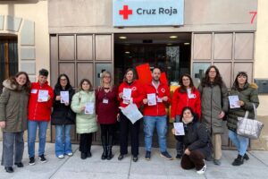 Cruz Roja Navarra sin convenio desde hace más de un año. Concentraciones para decir que basta ya.