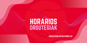 Horarios. Educación Pública Navarra.
