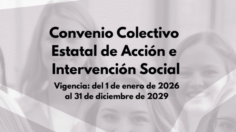 Lee más sobre el artículo Publicado el III Convenio Estatal de Acción e Intervención Social 2026 2029