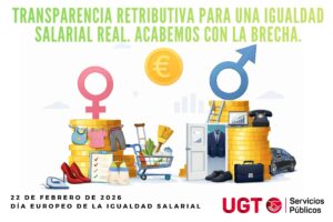 Transparencia retributiva para una igualdad salarial real. Acabemos con la brecha.  