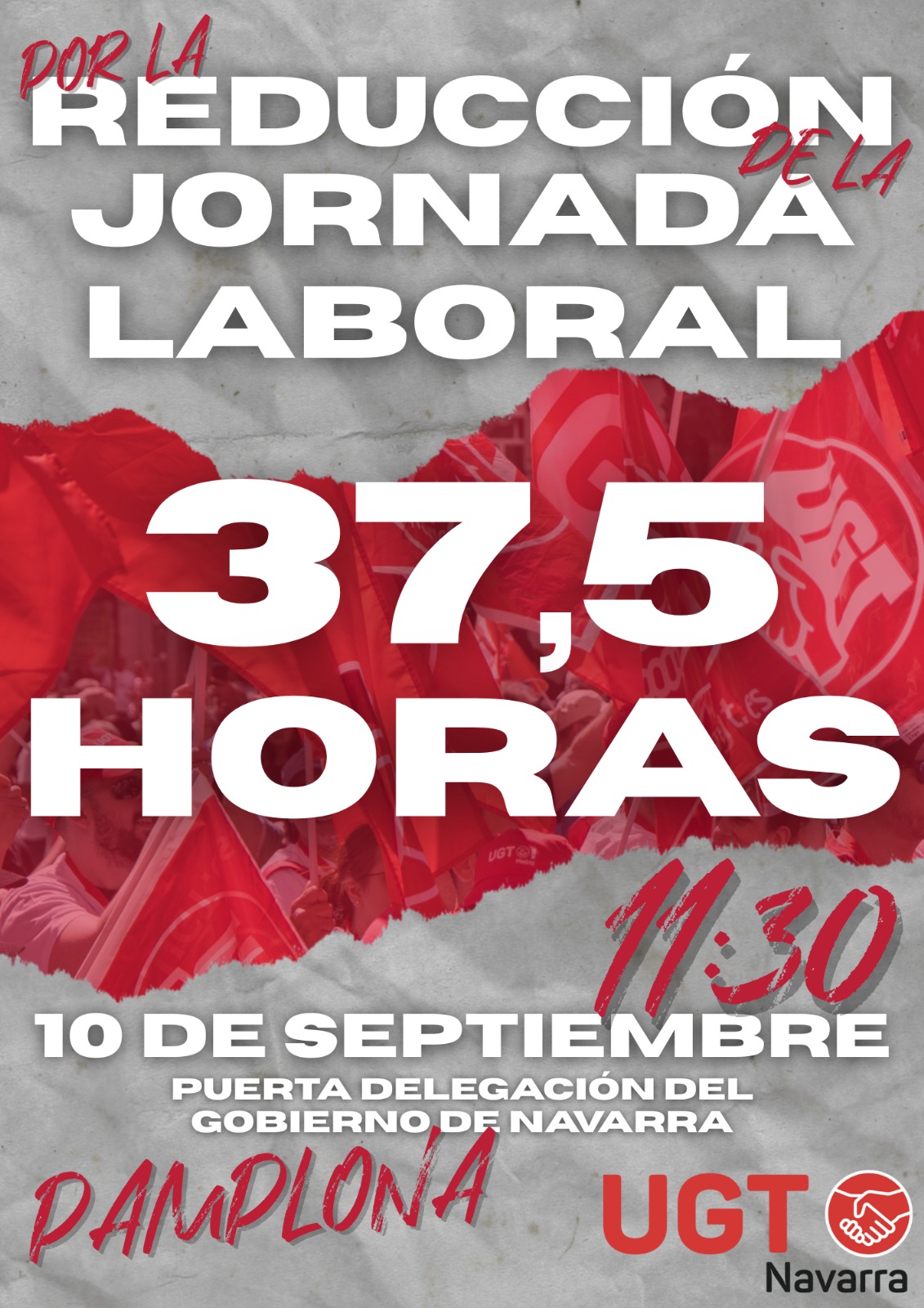 En este momento estás viendo 375 UGT por la reduccion de la jornada