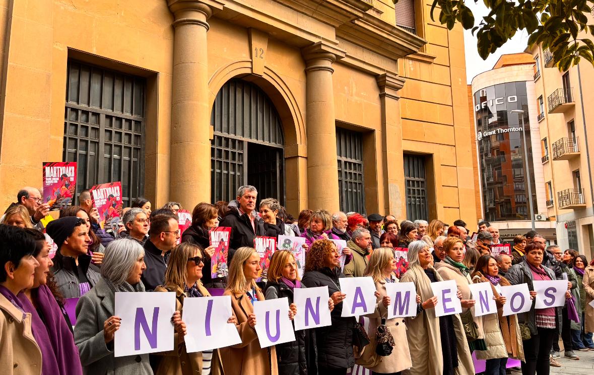8M. Concentración por el día internacional de la mujer trabajadora.