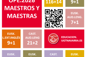 OPE2026 Educación Navarra. Maestros y Maestras.