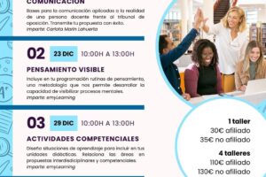 Prepara la OPE2026: talleres específicos. Últimos días para apuntarse.