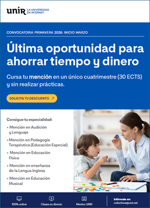 Formación acreditada en la UNIR por ser de UGT