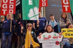 EInfantil. Concentración contra el bloqueo en la negociación del Convenio.