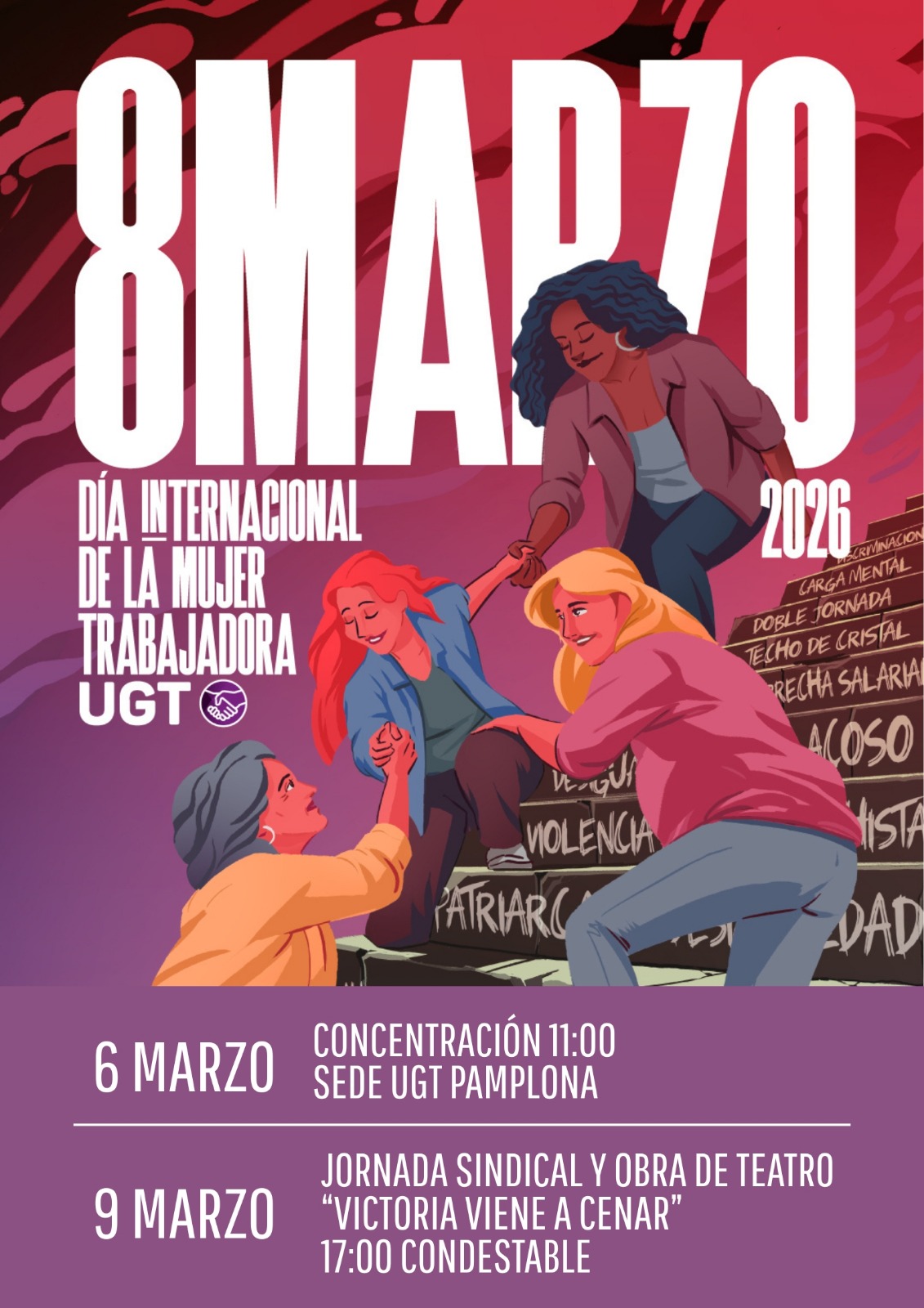 8M. Día internacional de la mujer trabajadora.