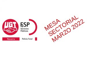 MESA SECTORIAL POLICIA FORAL 15 MARZO 2022