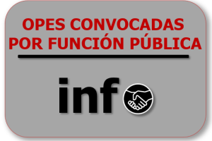 OPES CONVOCADAS POR FUNCIÓN PÚBLICA